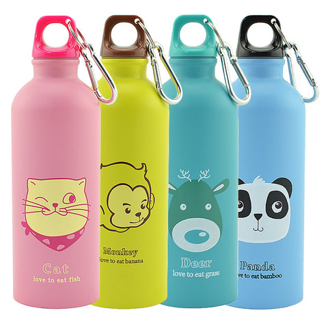 Image of Cartoon Animal Water Bottle
